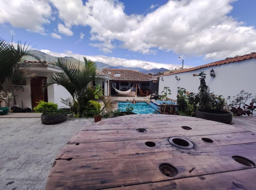 Hostel Las Palmas Vilcabamba Luaran gambar